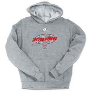 Chase Authentics Kasey Kahne Streaking Silver Hooded Sweatshirt Youth 