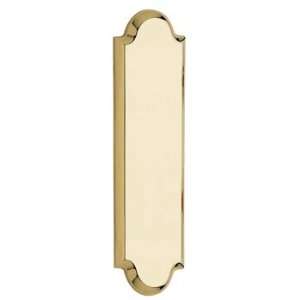   2266.030 Polished Brass 4 x 16 Arched Push Plate