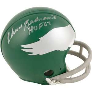  Chuck Bednarik Philadelphia Eagles Autographed Mini Helmet 