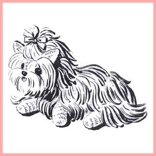 Vintage Crochet Pattern ~ Stuffed Yorkshire Terrier  