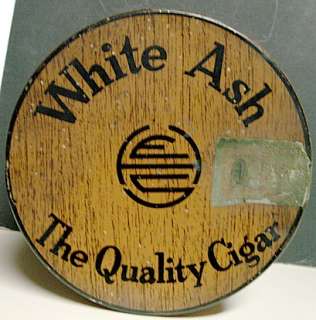 Rare 1925 White Ash cigar tin canister made by H.E. Snyder of Perkasie 