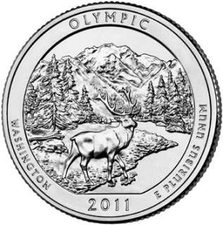2011 D OLYMPIC WA National Park Quarter. Buy 4 Get 1  