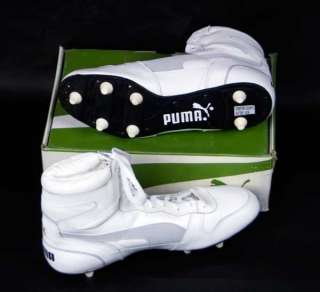 Puma Booster Hi Top White NEW Football Cleats, Size 14, Retail $129 
