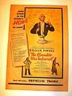 1947   The SENATOR WAS INDISCREET    Movie ad   w/ ELLA RAINES and 
