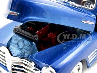 1948 CHEVROLET FLEETLINE AEROSEDAN BLUE 124 DIECAST MODEL CAR BY 