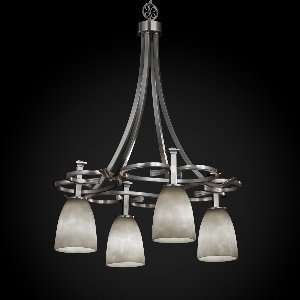  CLD 8565   Justice Design   Arcadia 4 Downlight Chandelier 