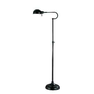   Adjustable Floor Lamp with Dark Bronze Shade LS 8678