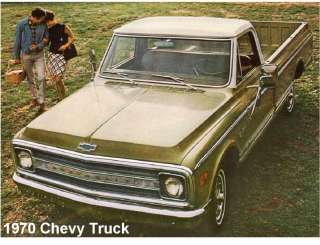 1970 Chevy Pickup Truck Refrigerator Magnet  