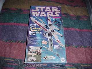 1977 STAR WARS GIANT MAXI BRUTE X WING FIGHTER ESTES FLYING MODEL 