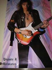 Yngwie Malmsteen Rare vintage poster 1986  