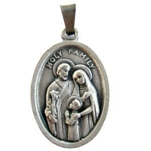   Holy Family   Pewter medal (2x1.5 cm 0.8x0.6) Arts, Crafts & Sewing