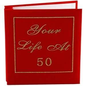  Your Life at 50 Big Red Book Photo Album Office 