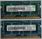 RAMAXEL 4GB DDR3 2x2GB PC3 10600S 1333MHz Laptop Memory Mac Thinkpad 