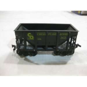  Miniature Model Train Black Chesapeake & Ohio Ore Car Kit 