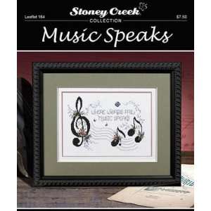  Music Speaks   Cross Stitch Pattern Arts, Crafts & Sewing