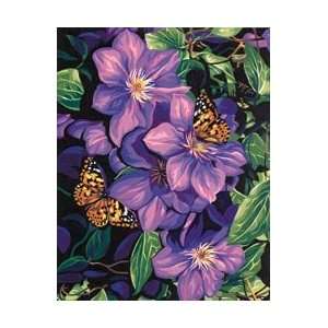    Clematis & Butterflies 91403; 2 Items/Order Arts, Crafts & Sewing