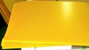 50pc Yellow Blank Plastic 18x24 Coroplast $54.00  
