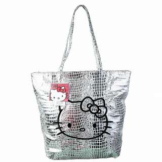 Sanrio Hello Kitty Bag Two Faced Faux Python Shopper Tote  