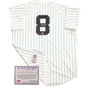  Yogi Berra New York Yankees Autographed Home Jersey 