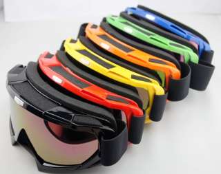 Ski Snowboard Snowmobile Motorcycle Goggles Off Road Eyewear Colour 