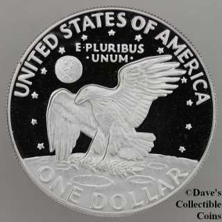 1978 S Gem Proof Deep Cameo Clad Eisenhower Dollar Coin #10283496 52 