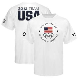 USA Olympics 2012 Team T Shirt   White  