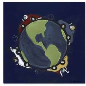 World Race Canvas Reproduction Baby