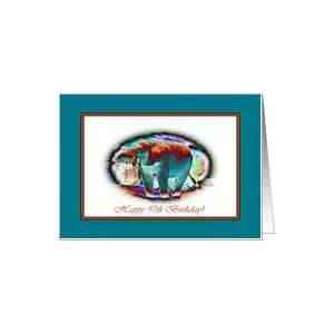  97th Birthday Spicy Elephant Card Toys & Games