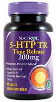 Natrol 5 HTP Time Release (200 mg) , 30 Tablets  