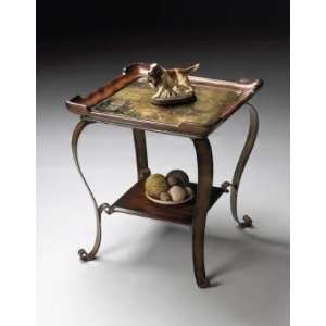  Butler Old World Map Accent Table Furniture & Decor
