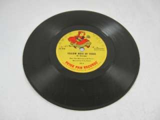 Peter Pan Records Marching/Yellow Rose Texas 78RPM 413  