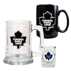  Toronto Maple Leafs Mugs & Shot Glass Gift Set