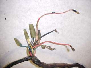 74 1974 YAMAHA DT 250 DT250 WIRE WIRING HARNESS WITH SILICON RECTIFIER 
