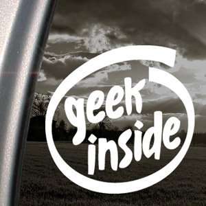  Geek Inside Decal Car Truck Bumper Window Sticker 