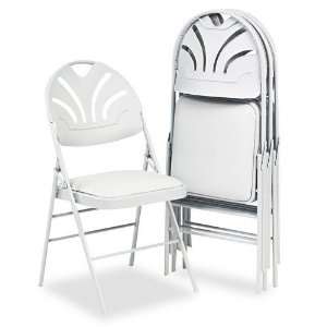 Bridgeport   XL Fanfare Vinyl Padded Seat/Molded Back Folding Chair 