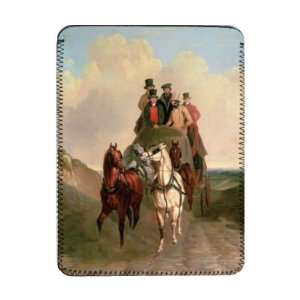  A Coach and Four on an Open Road (oil on   iPad Cover 