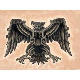 Aztec Eagle by Opie Ortiz Tattoo Art Canvas Giclee Print