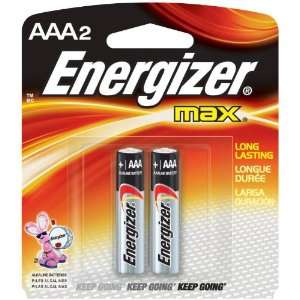   ENERGIZER E92 BP2 MAX   1 2PK AAA BATTERIES   AAA2