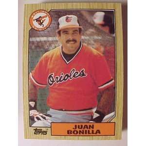  1987 Topps #668 Juan Bonilla [Misc.]