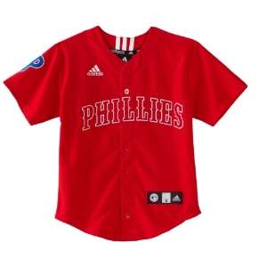 MLB Youth Philadelphia Phillies Team Color Applique Baseball Jersey 