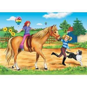  Horse Riding Jigsaw Puzzle 70pc Toys & Games