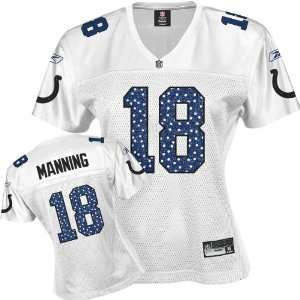  Reebok Indianapolis Colts Peyton Manning Womens White 