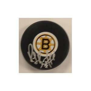  Ray Bourque Autographed Puck