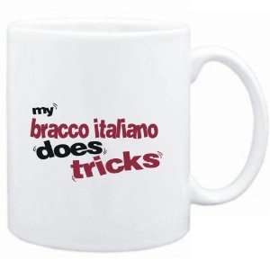  Mug White  MY Bracco Italiano DOES TRICKS  Dogs Sports 