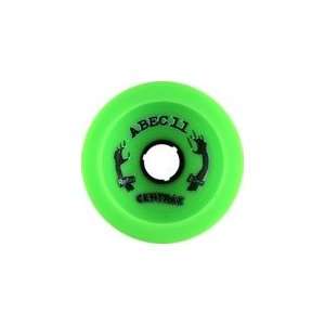  Abec 11 Classic Centrax Green Longboard Wheels   77mm 81a 