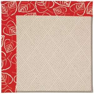 Capel Zoe White Wicker 525 Heritage Red 2 6 x 8 Runner Area Rug 