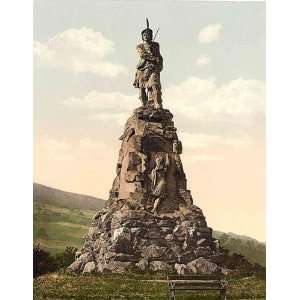  Black Watch Memorial Aberfeldy, Scotland 1890 8 1/2 X 11 