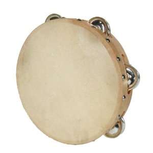    CasaPercussion Single Row Tambourine, 10 Musical Instruments