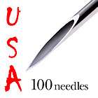 100 Mix Lot 14g 16g Sterile Body Piercing Needles