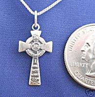 23rd PSALM CROSS 18 Necklace Pendant 925 Silver N50.C  